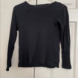 Black long sleeve shirt